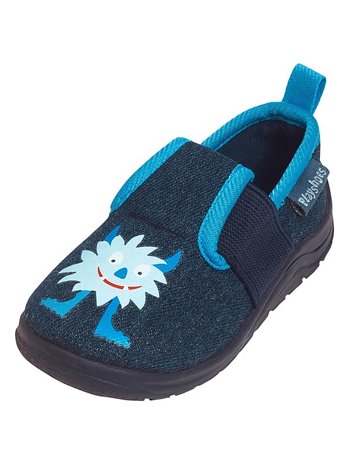 Playshoes Hausschuhe in Blau günstig kaufen 24/25