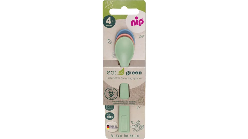 nip® Eat Green Fütterlöffel 3er Set