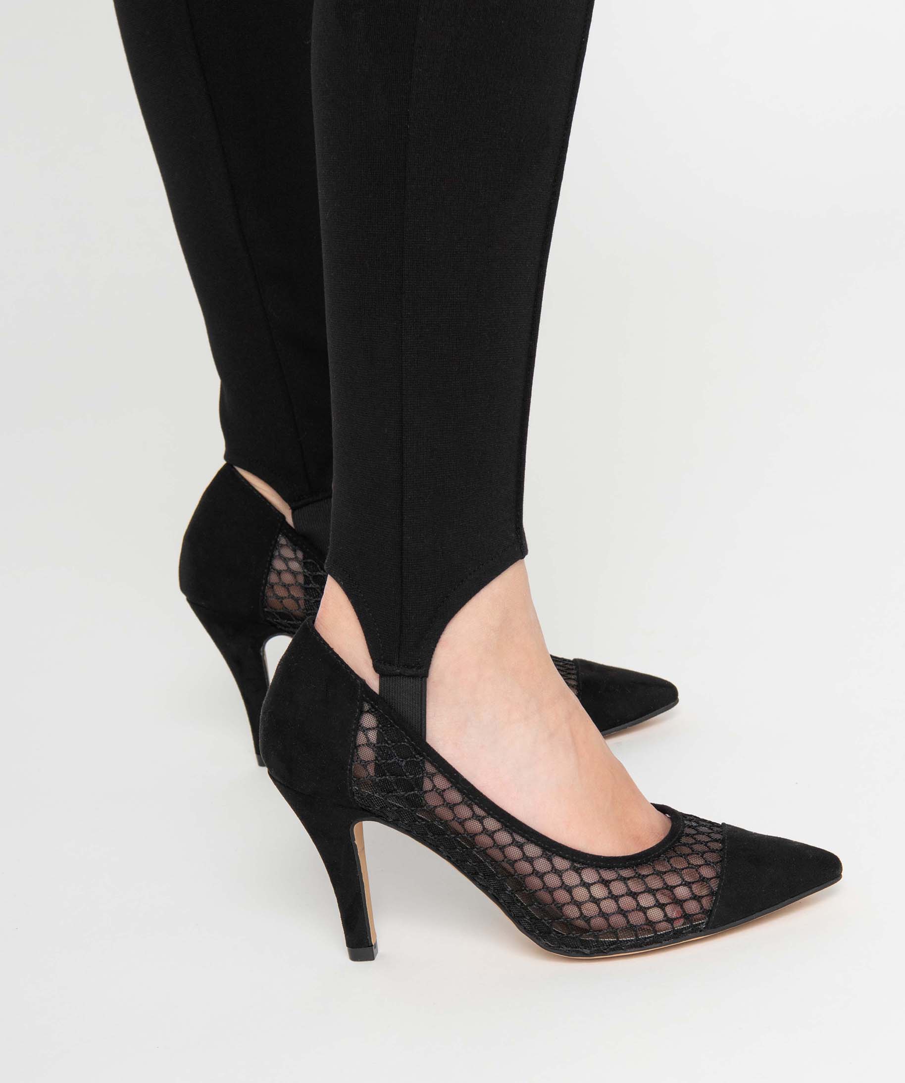 Pantalon fuseau femme uni noir | GEMO