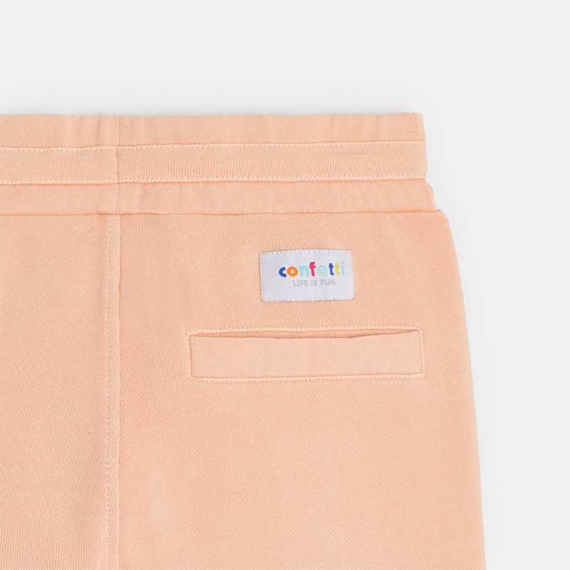 Short pêche pigments naturels rose mixte Confetti