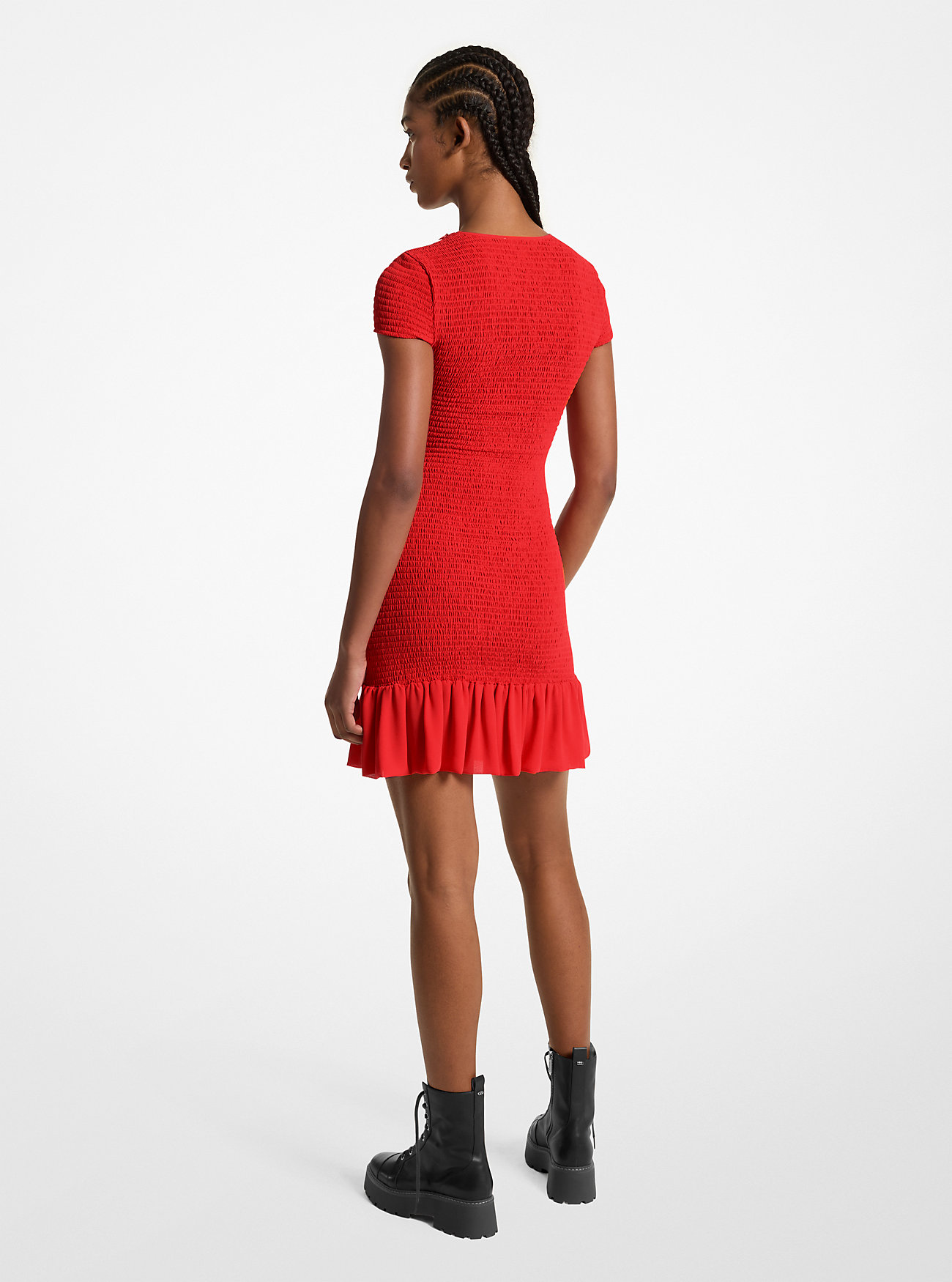 Smocked Georgette Minikjole - CRISSON