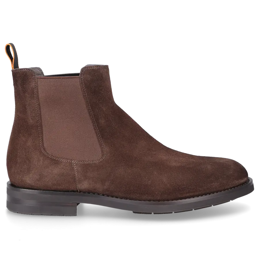 Santoni - Chelsea Boots 17838 Veloursleder - braun