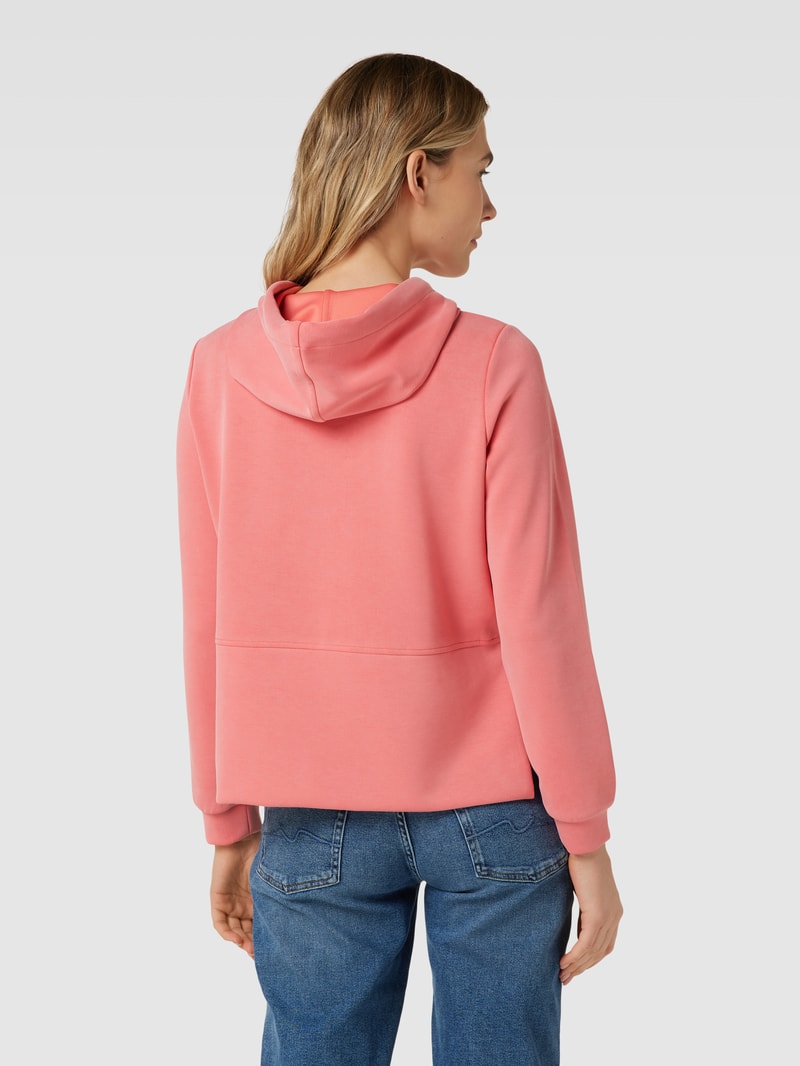 Hoodie in unifarbenem Design Modell 'Gammi' in koralle