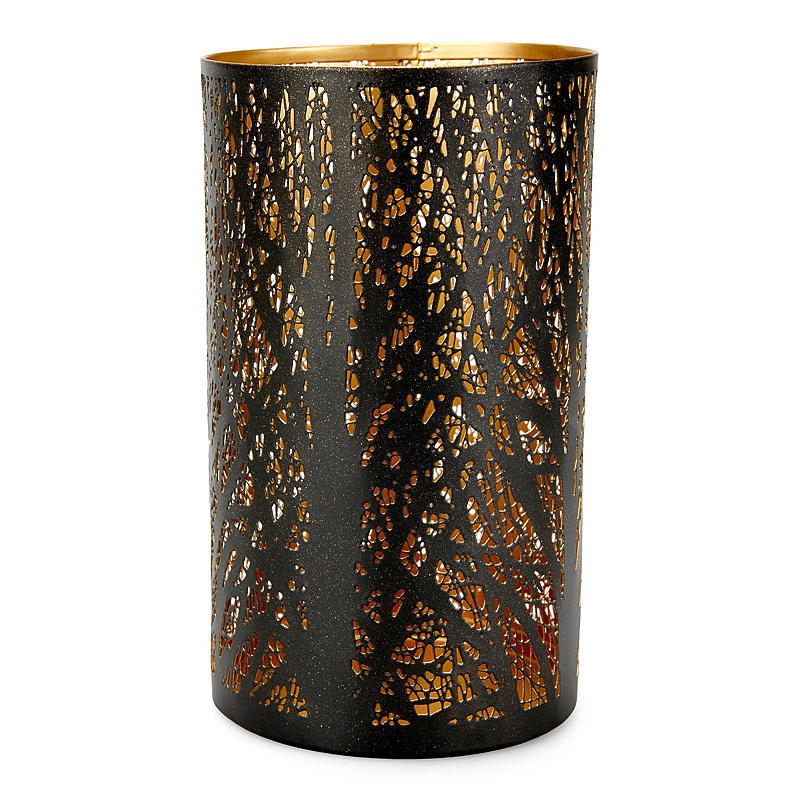 Home Lysholder 11x19,5 cm sort metall Forest
