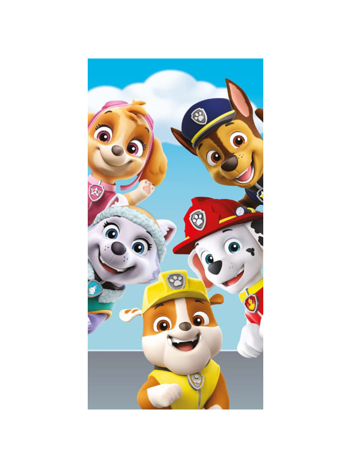 Paw Patrol Baumwolle Strandtuch Frottee Badetuch mit Premium Druck, 70x140 cm in Mehrfarbig günstig kaufen 70 x 140 cm