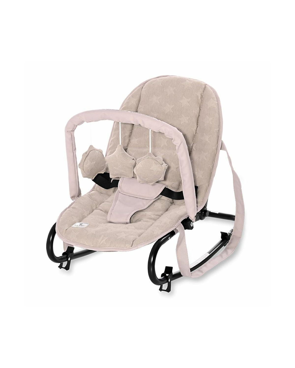 Babywippe Eliza Luxe verstellbare Rückenlehne, Spielbogen, Tragegriffe Babywippen