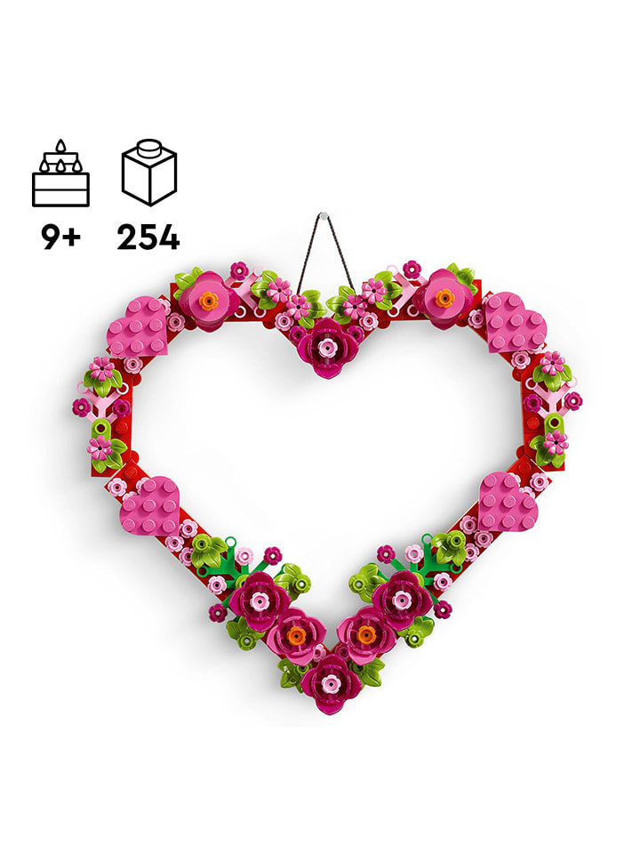 LEGO LEGO® Icons: Herz-Deko - ab 9 Jahren günstig kaufen onesize