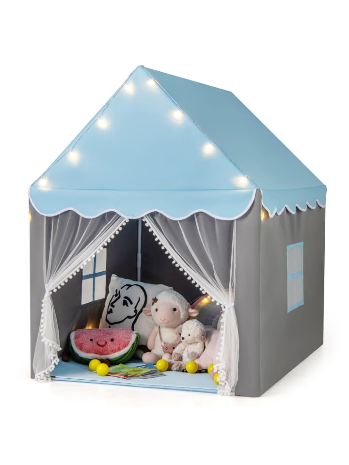 COSTWAY Spielhaus in Blau günstig kaufen 105 cm