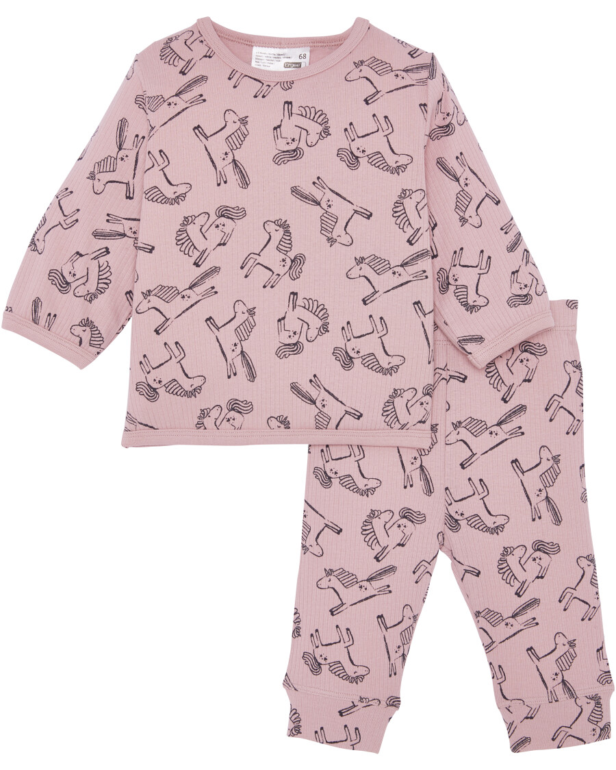 Newborn Langarmshirt + Pull-on-Hose