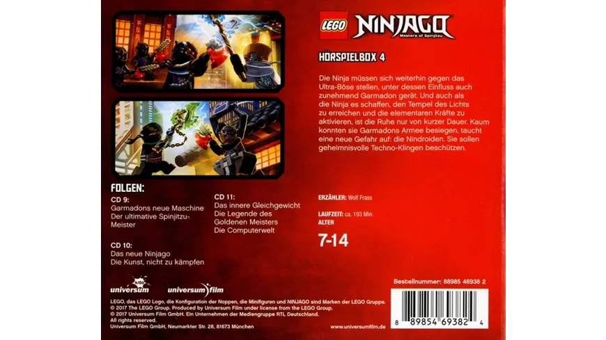 LEGO Ninjago Hörspielbox 4