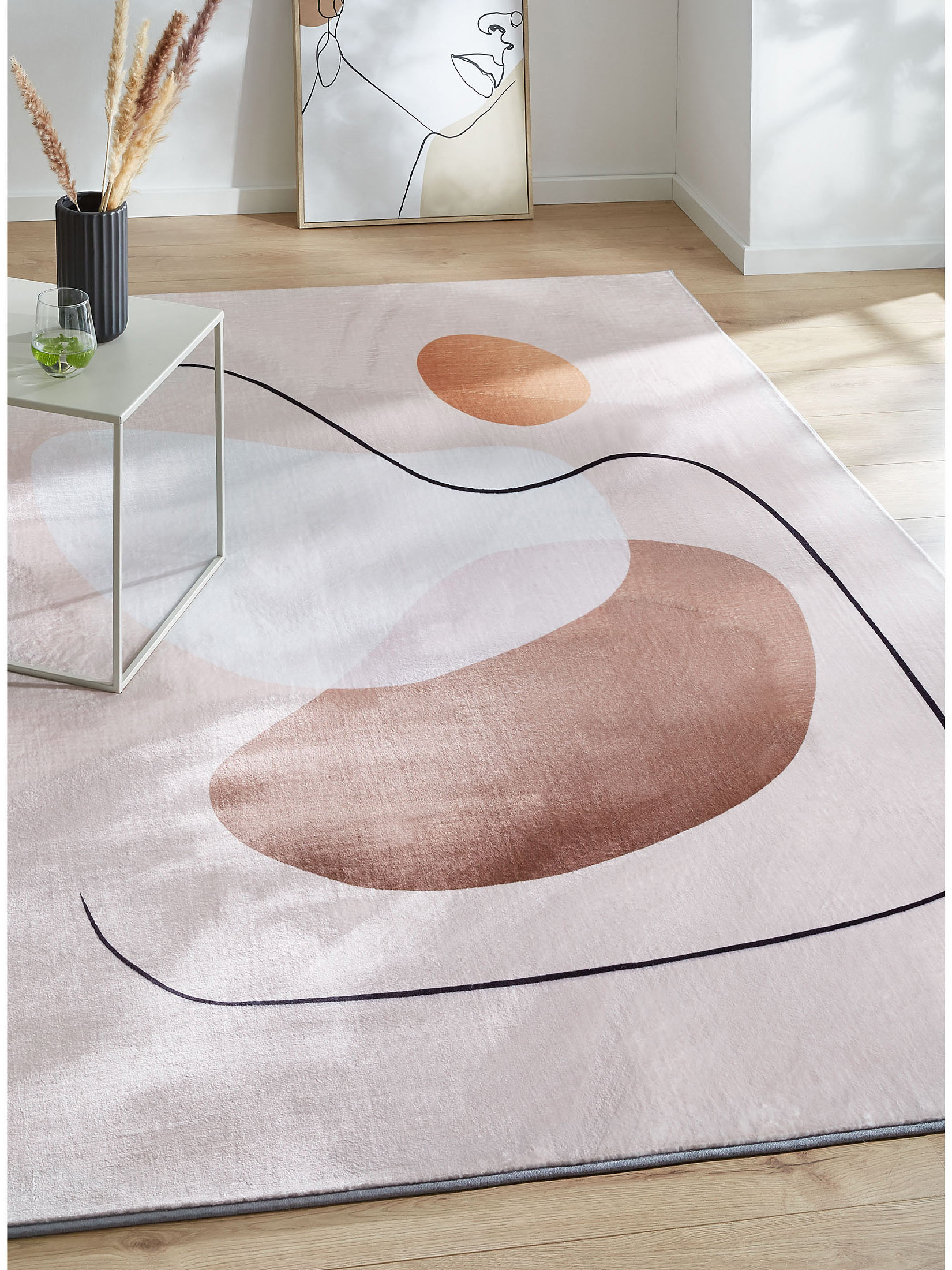 Savenay Moderner Teppich, Toffee