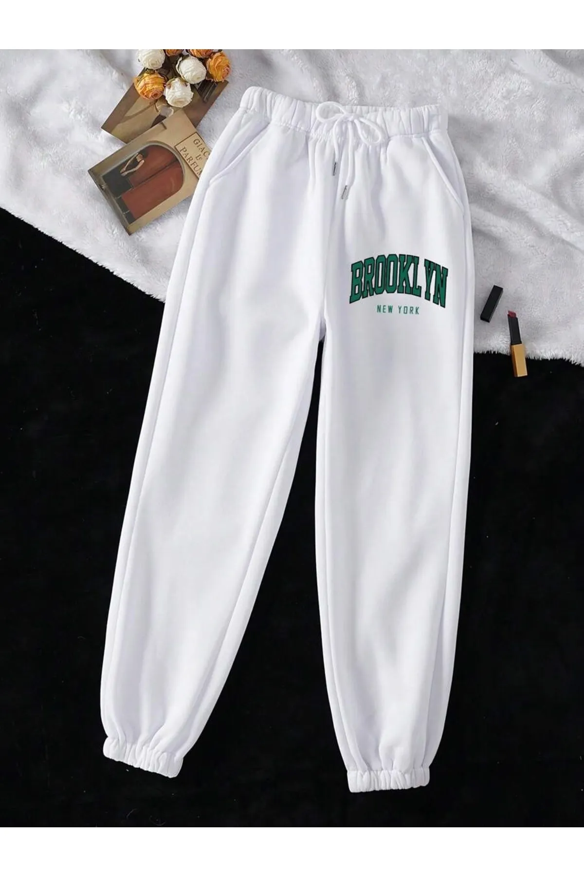 MOONBULL  Jogginghose - Weiß - Slim