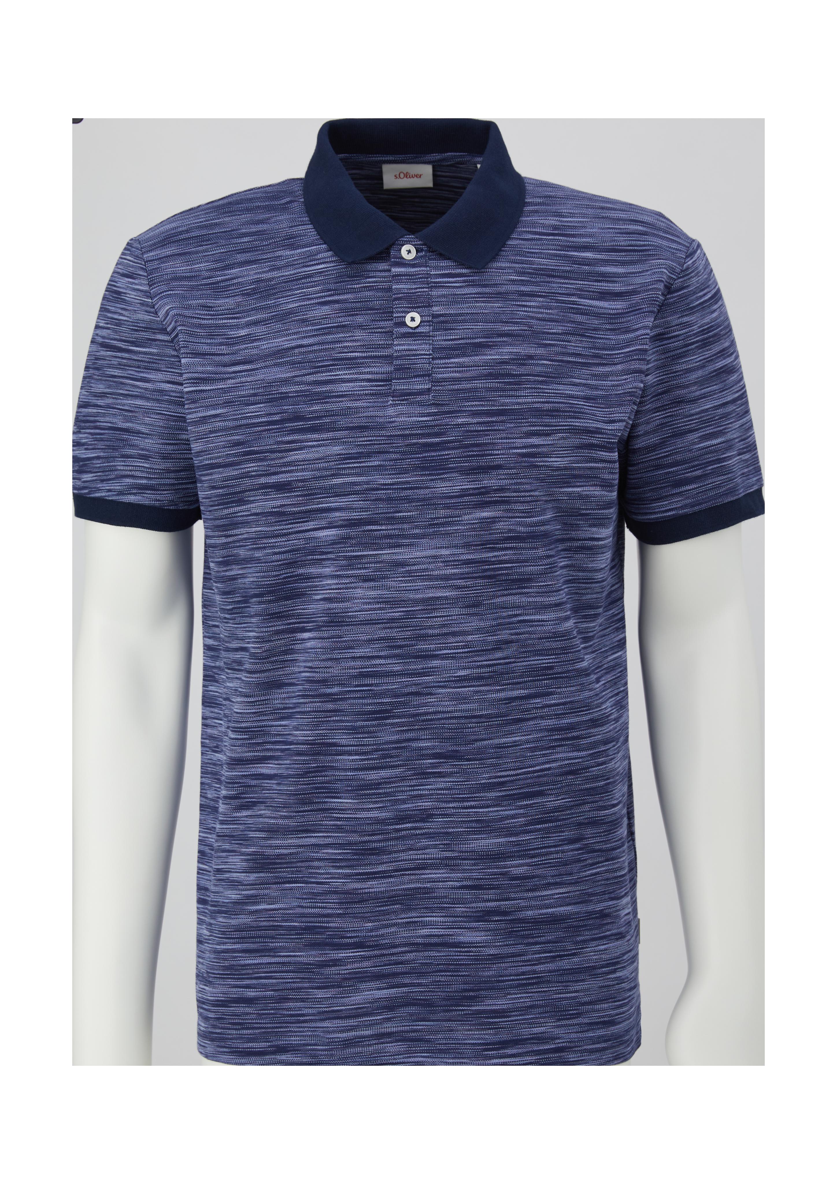 Meliertes Poloshirt  2129858-58W1