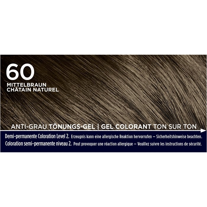 Anti-Grau-Tönungs-Gel Natur Mittelbraun