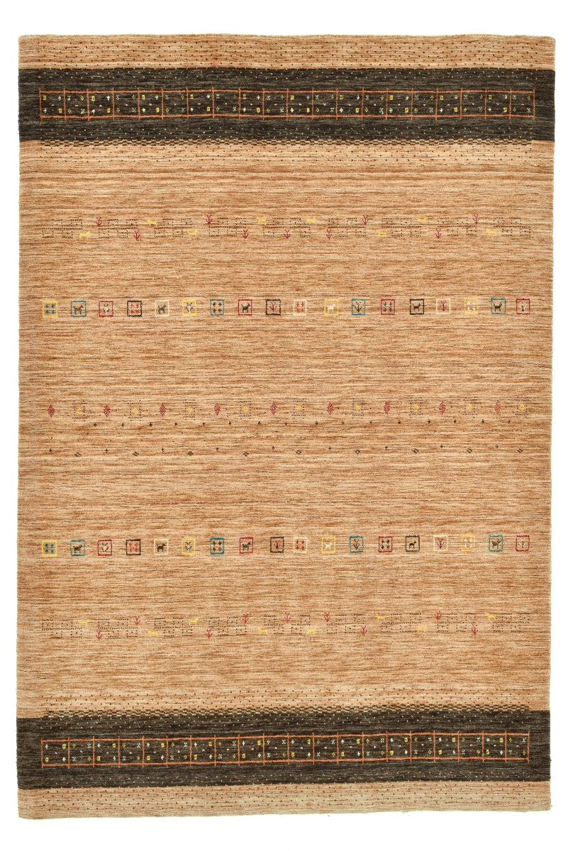 Handloom aus Indien Lori Dream Gold 1539 Brown 70 x 140 cm