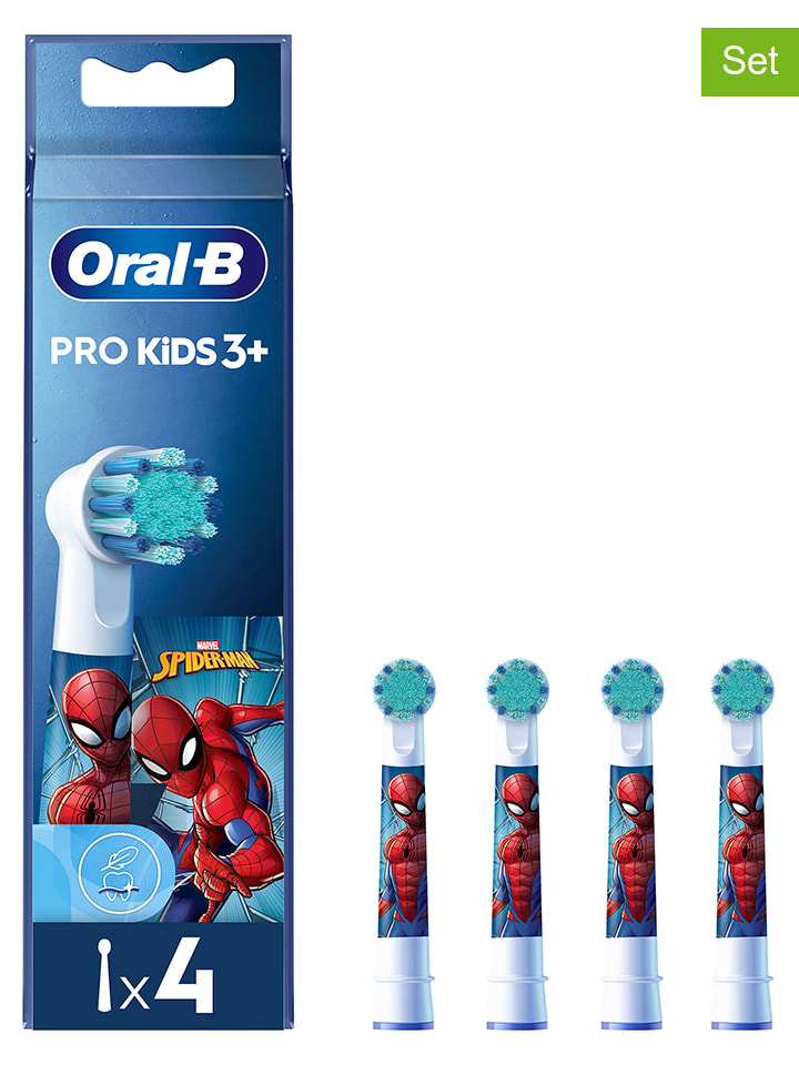 Oral-B 4er-Set: Ersatz-Bürstenköpfe 