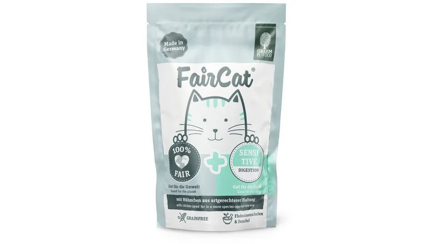 FairCat Sensitive Digestion mit Hühnchen aus artgerechterer Haltung 85 g
