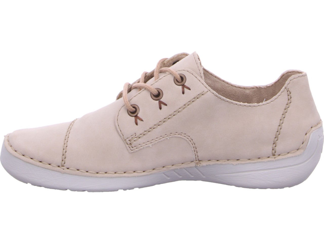 RIEKER Freizeit Schnürer beige
