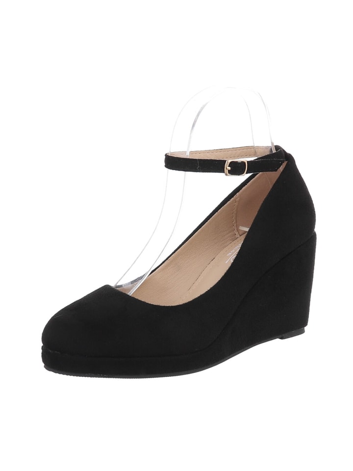 Ital-Design Pump in Schwarz und Silber günstig kaufen