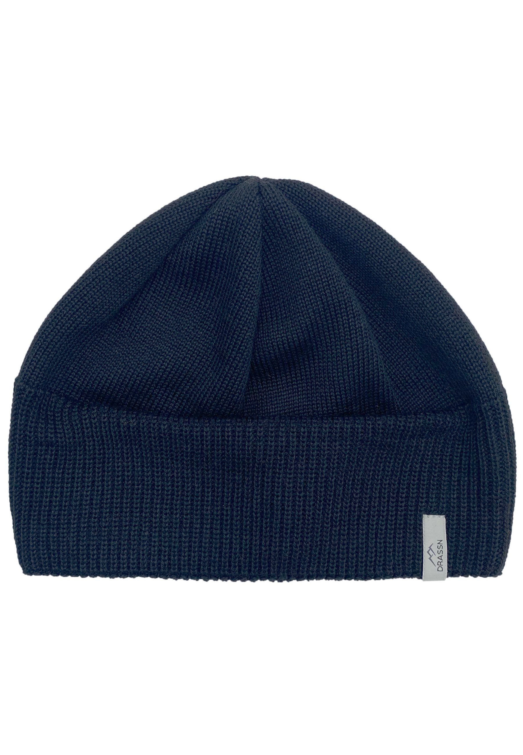 DRASSN Strickmütze Moosbach (1 Stück) MADE IN GERMANY - Merino - Recycelt