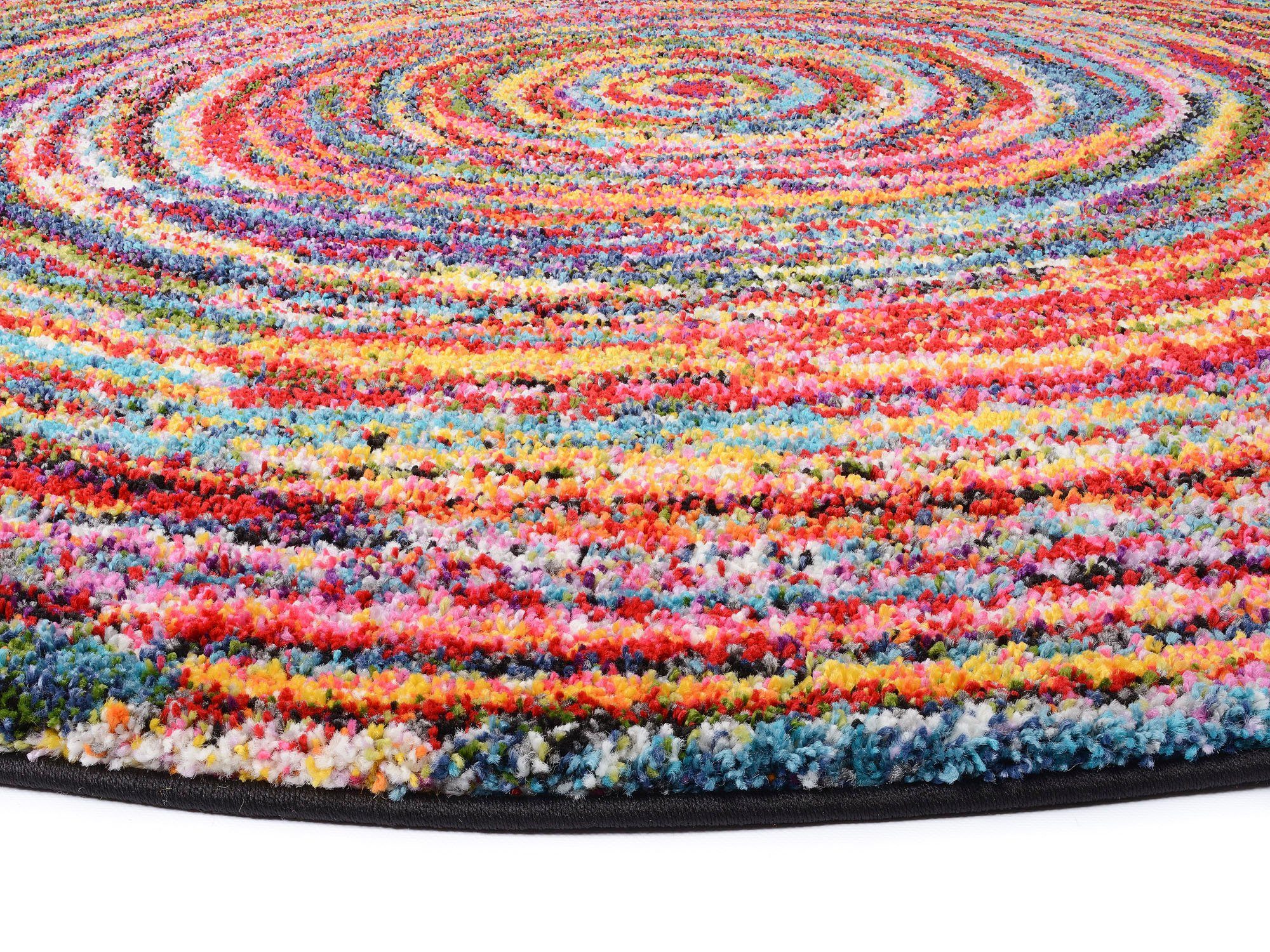Teppich SIXTEEN ROUND, OCI DIE TEPPICHMARKE, rund, Höhe: 25 mm, Wohnzimmer