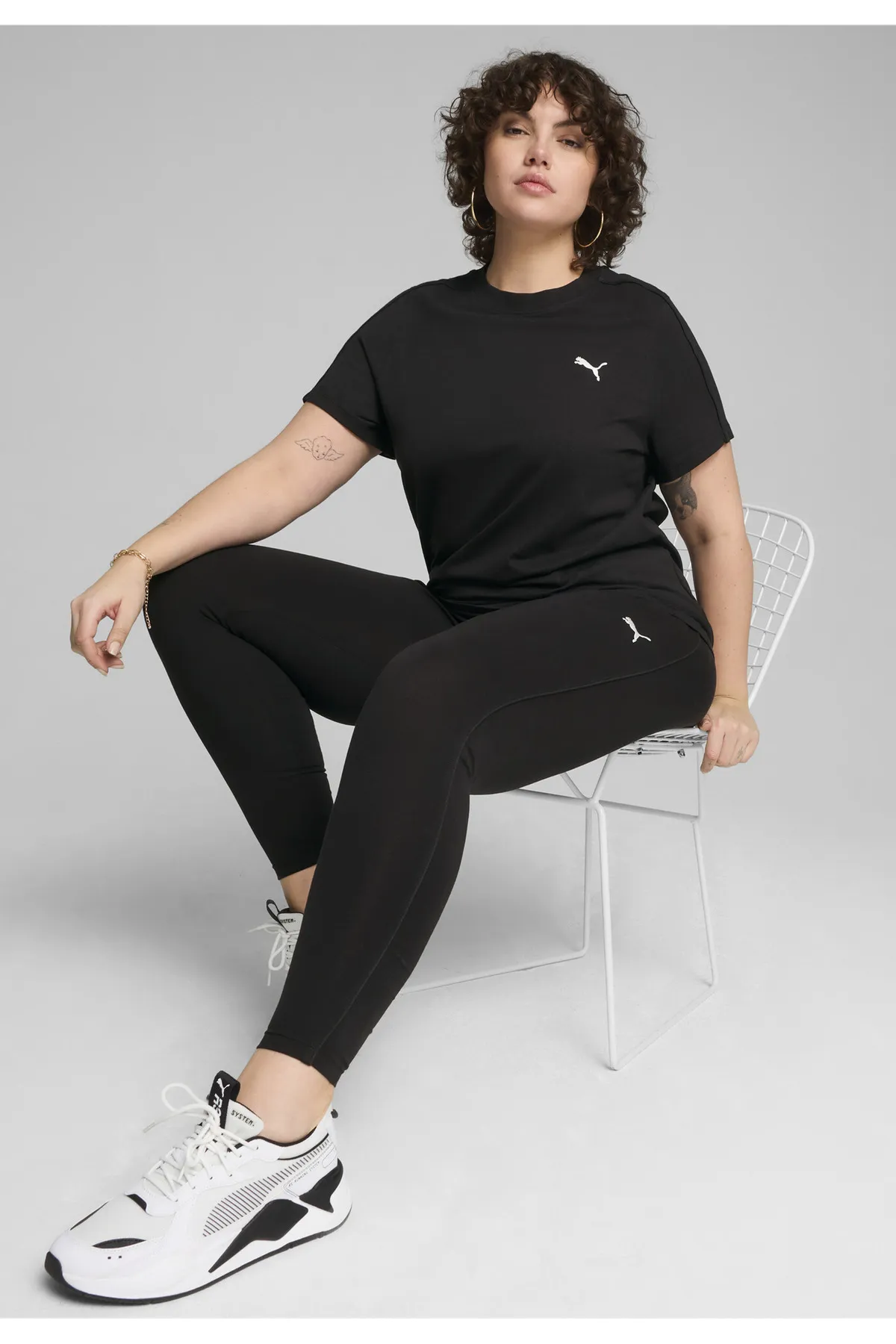 Puma  T-Shirt - Schwarz - Regular Fit