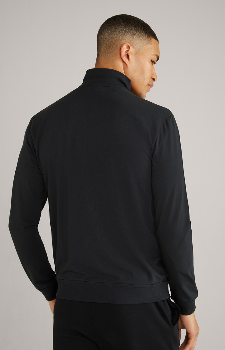 Loungewear Sweatjacke in Schwarz