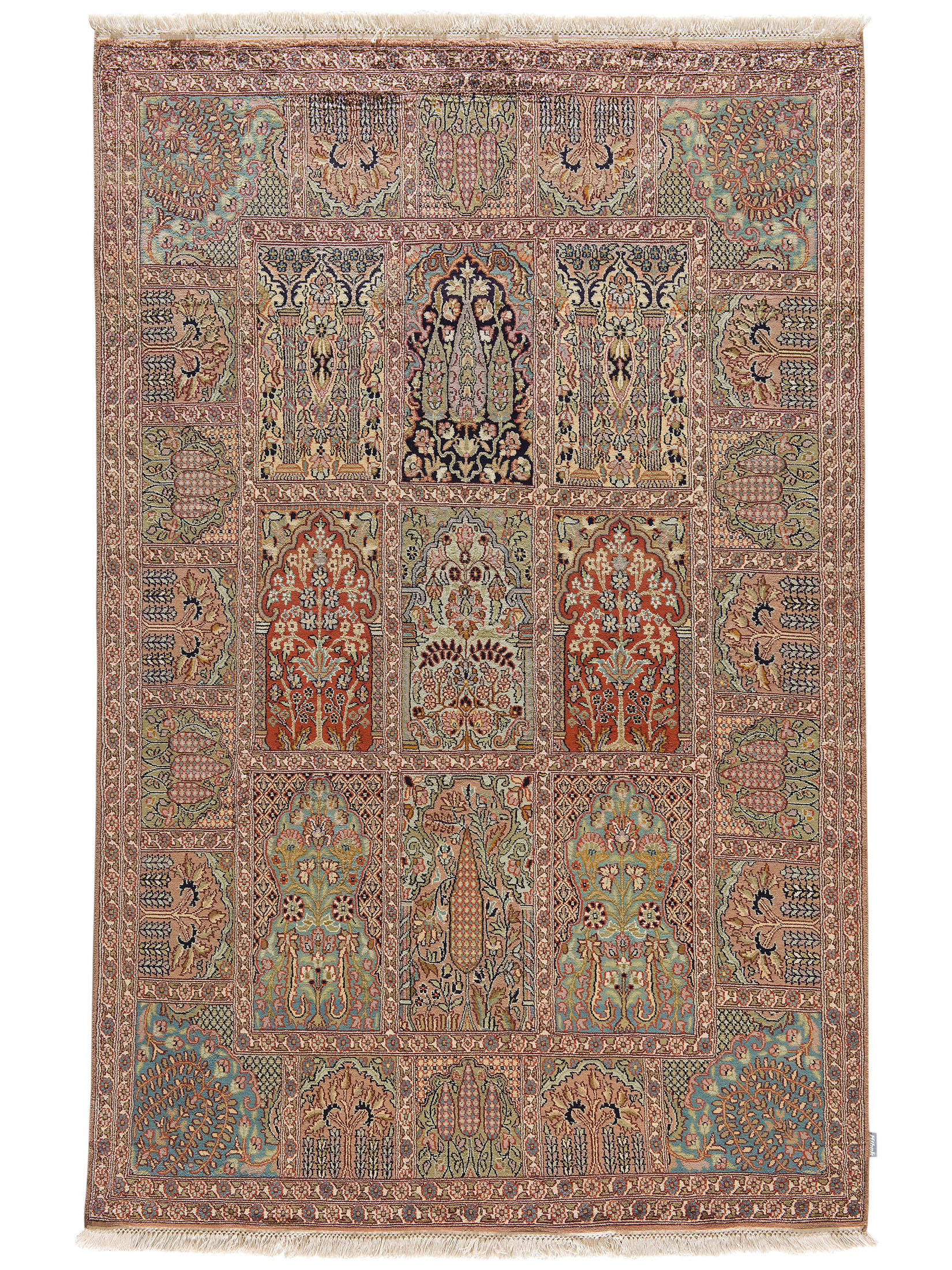 Kaschmir Seide 18/18 ca. 124 x 191 cm, Unikat / Einzelstück
