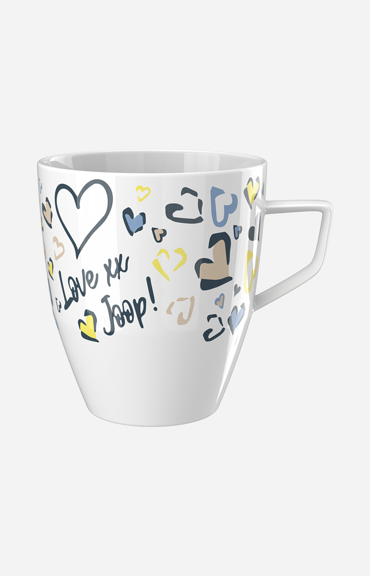JOOP! DINING GLAMOUR VALENTINES 2022 COLLECTOR’S MUG in Weiß-Multicolour - im JOOP!