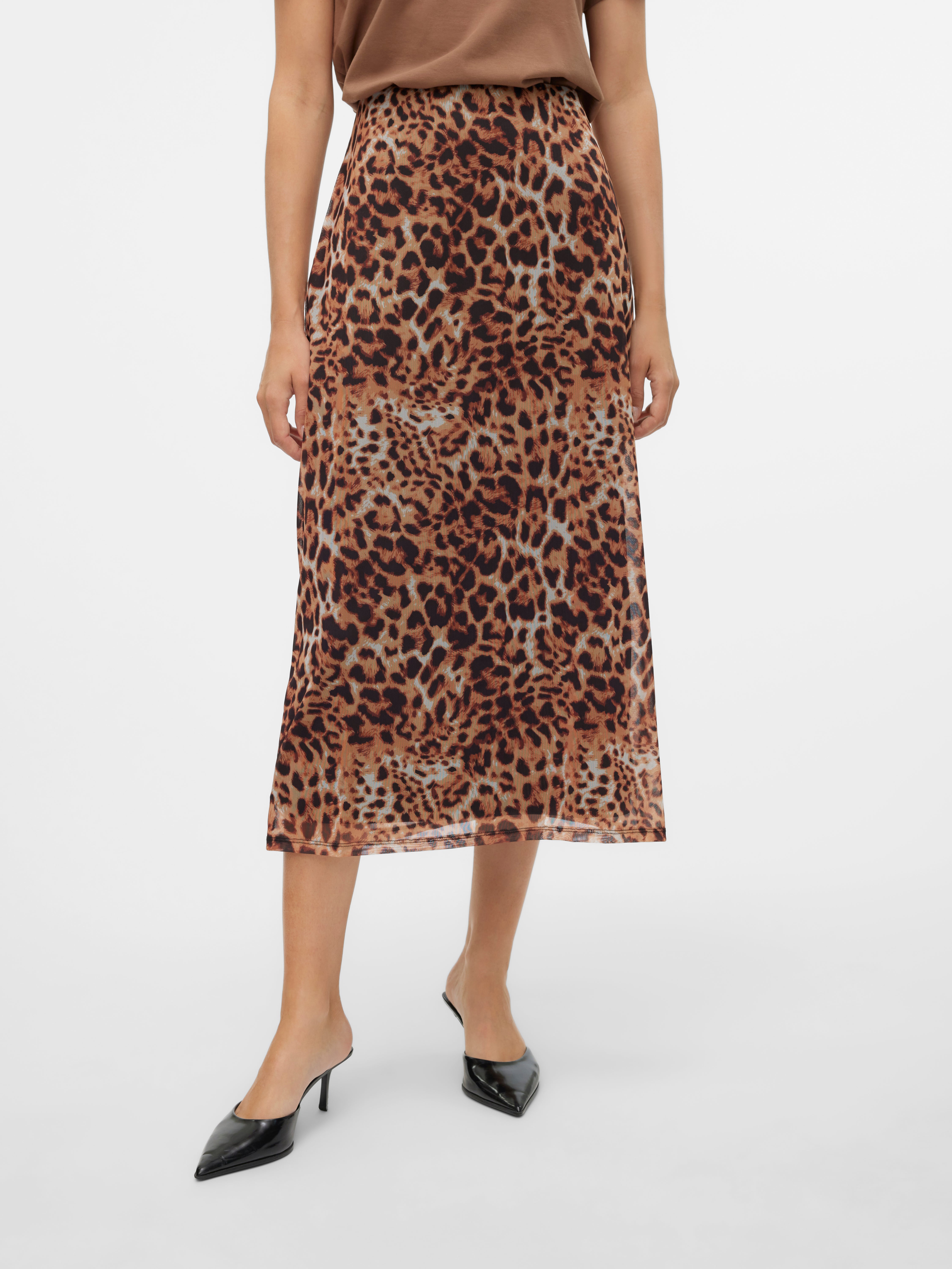 VMOLIVIA Hohe Taille Langer Rock