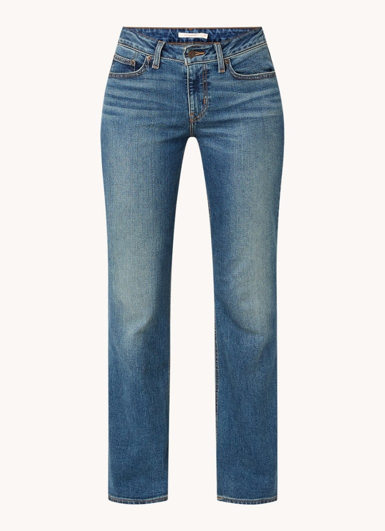 Blugi Levi's cu talie joasă, spălare medie