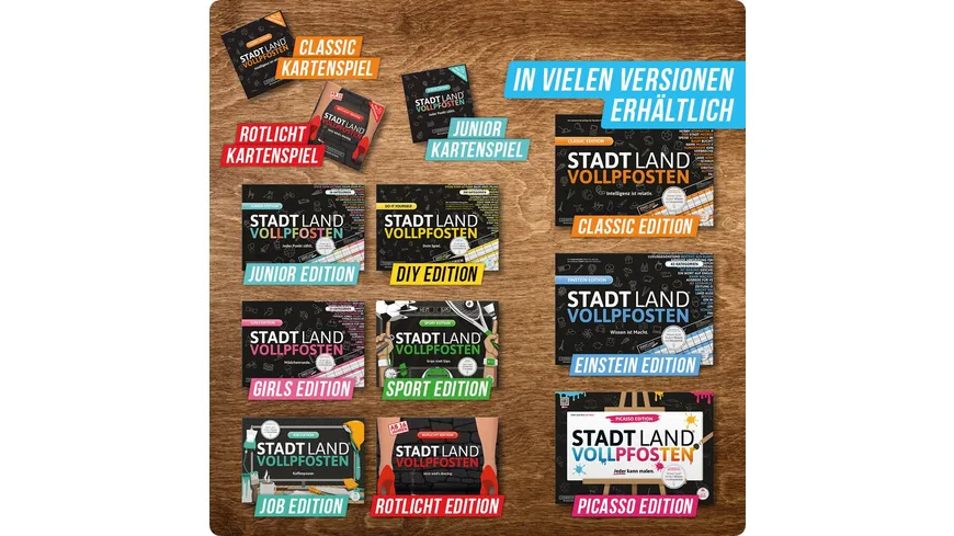 Denkriesen - STADT LAND VOLLPFOSTEN® - PARTY EDITION - 