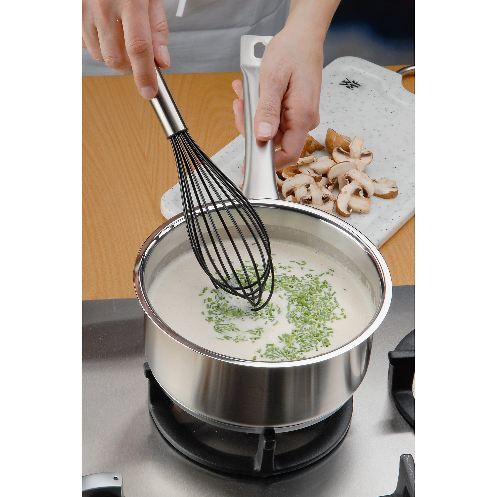 WMF Schneebesen Profi Plus, Silikon, Rührbesen, spülmaschinengeeignet, hitzebeständig bis 200°C