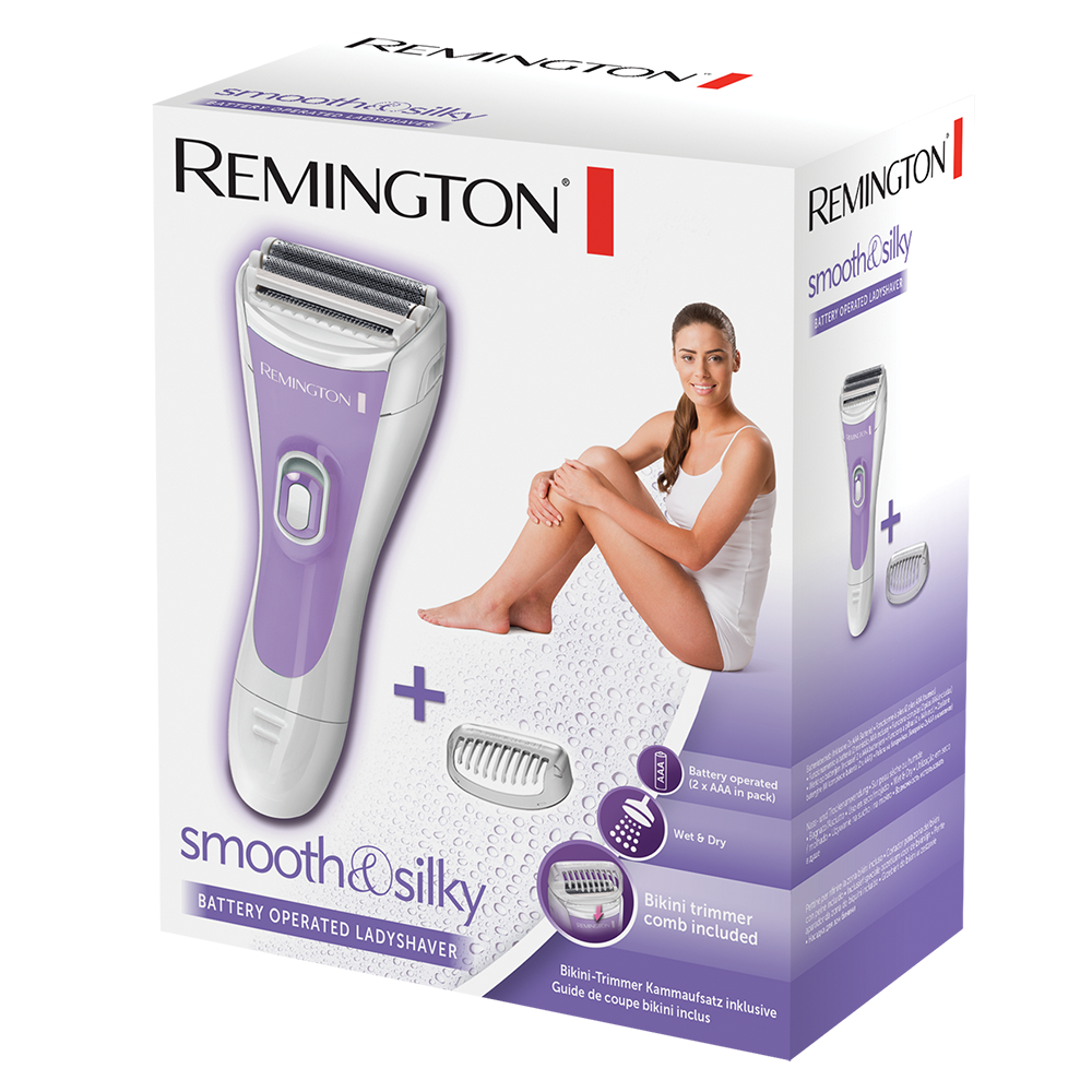 Batteriebetriebener smooth&silky Damenrasierer