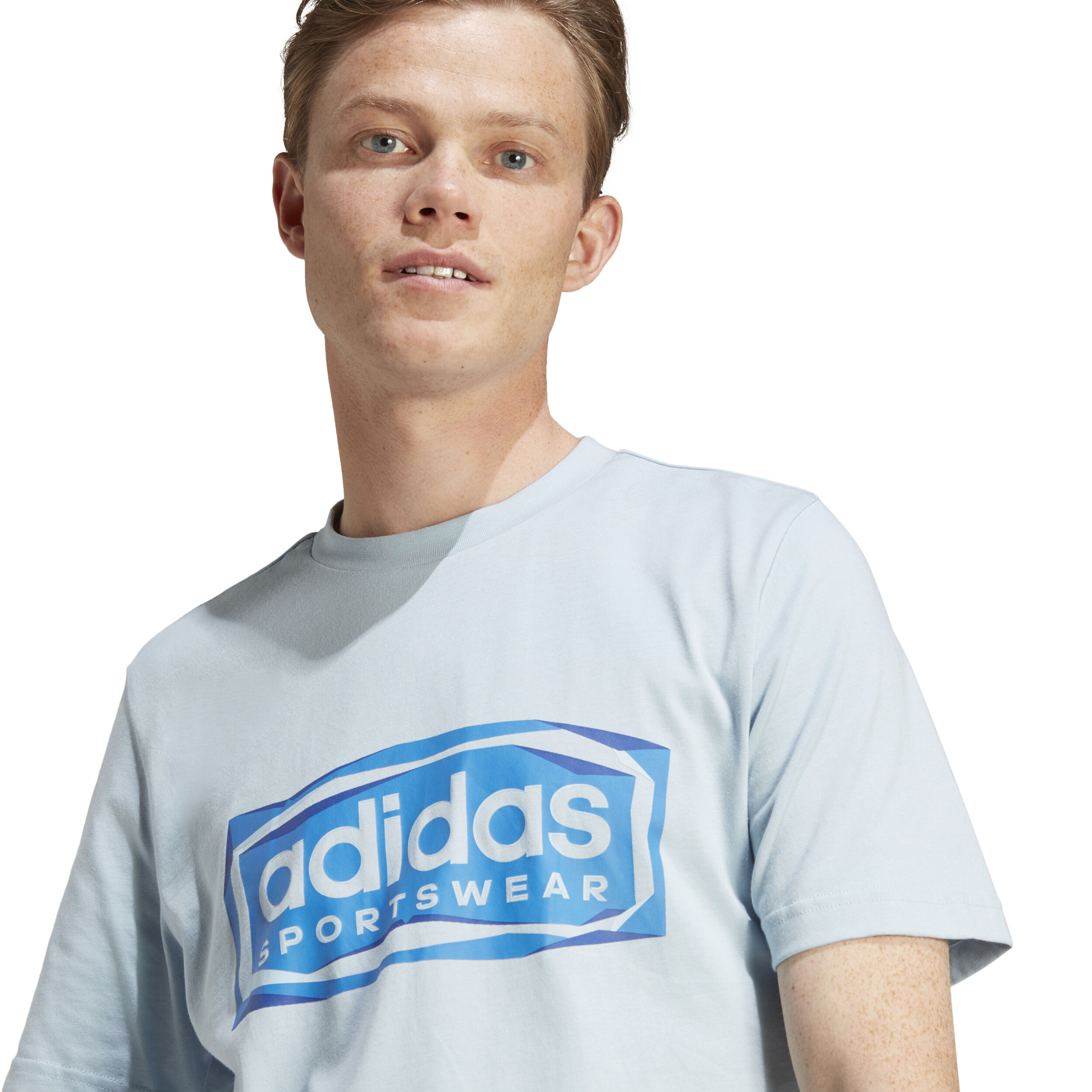 FLD SPW Logo T-Shirt Herren - Grau, Blau