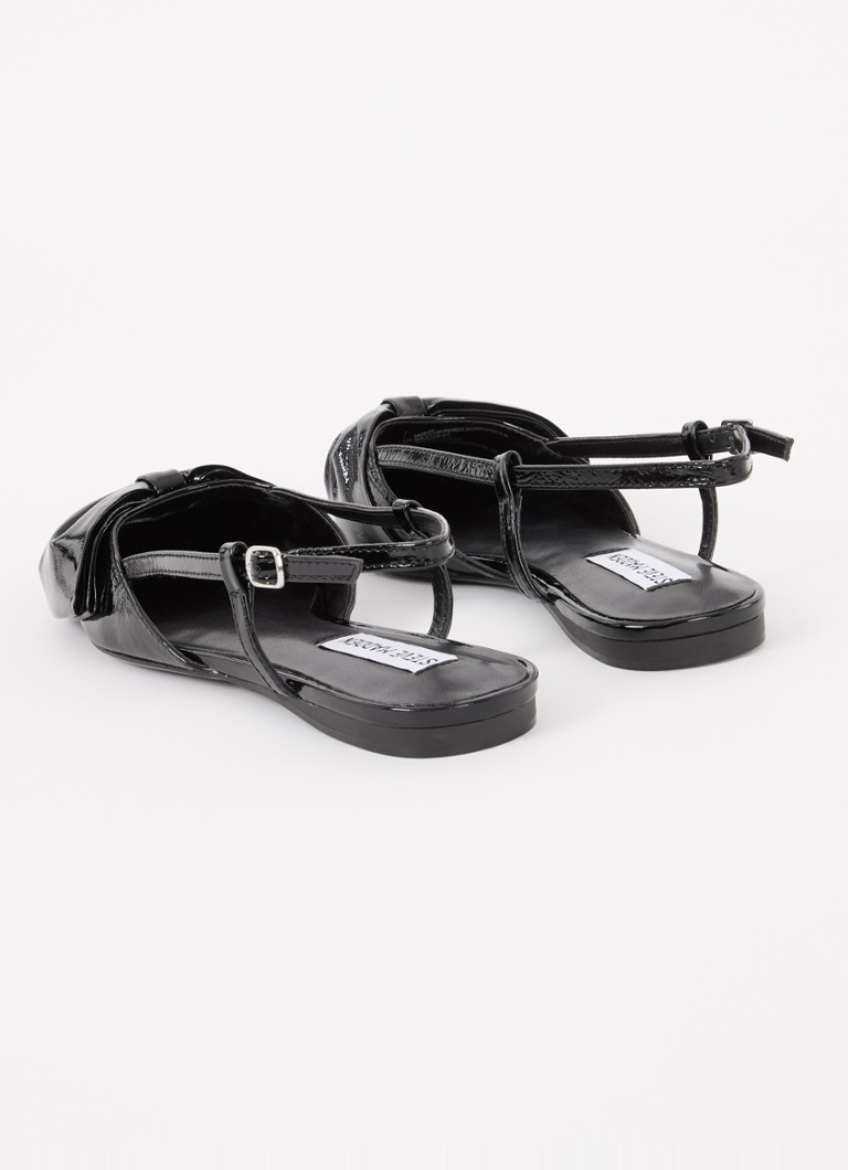 Balerini Steve Madden din piele lăcuită strălucitoare