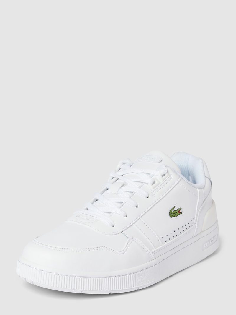 Sneaker mit Label-Details Modell 'CLIP' in weiß