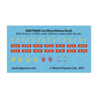Bolt Action: San Marco Marines Infantry Section