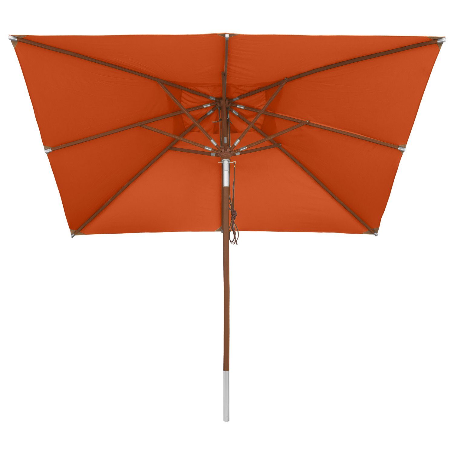 anndora-sonnenschirm Sonnenschirm 3x3m quadratisch Knickbar mit Dreh Kipp Mechanismus - Farbwahl