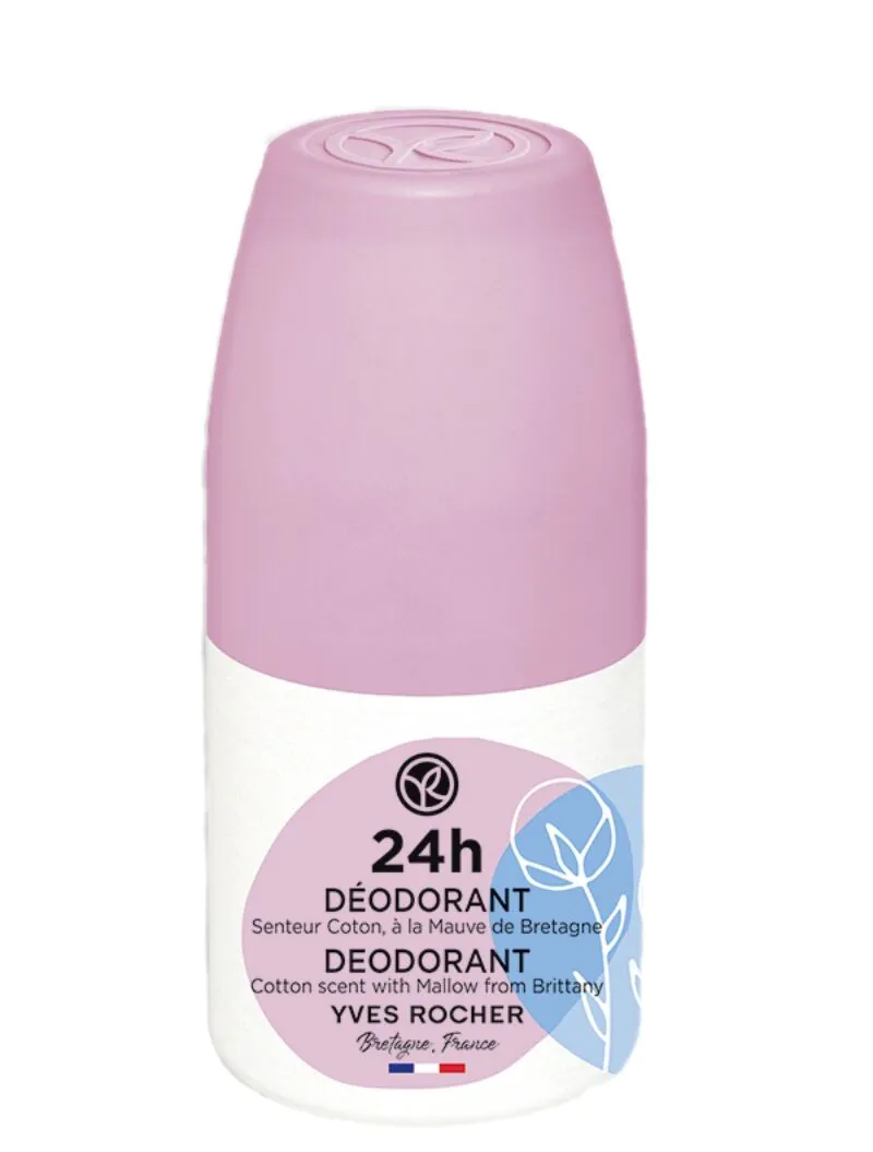 Yves Rocher Brittany Mallow 24h dezodorans s mirisom pamuka