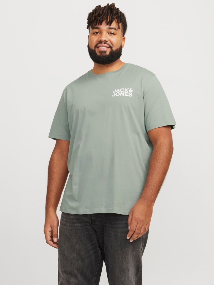JACK & JONES PLUS T-shirt in Iceberg Green günstig kaufen