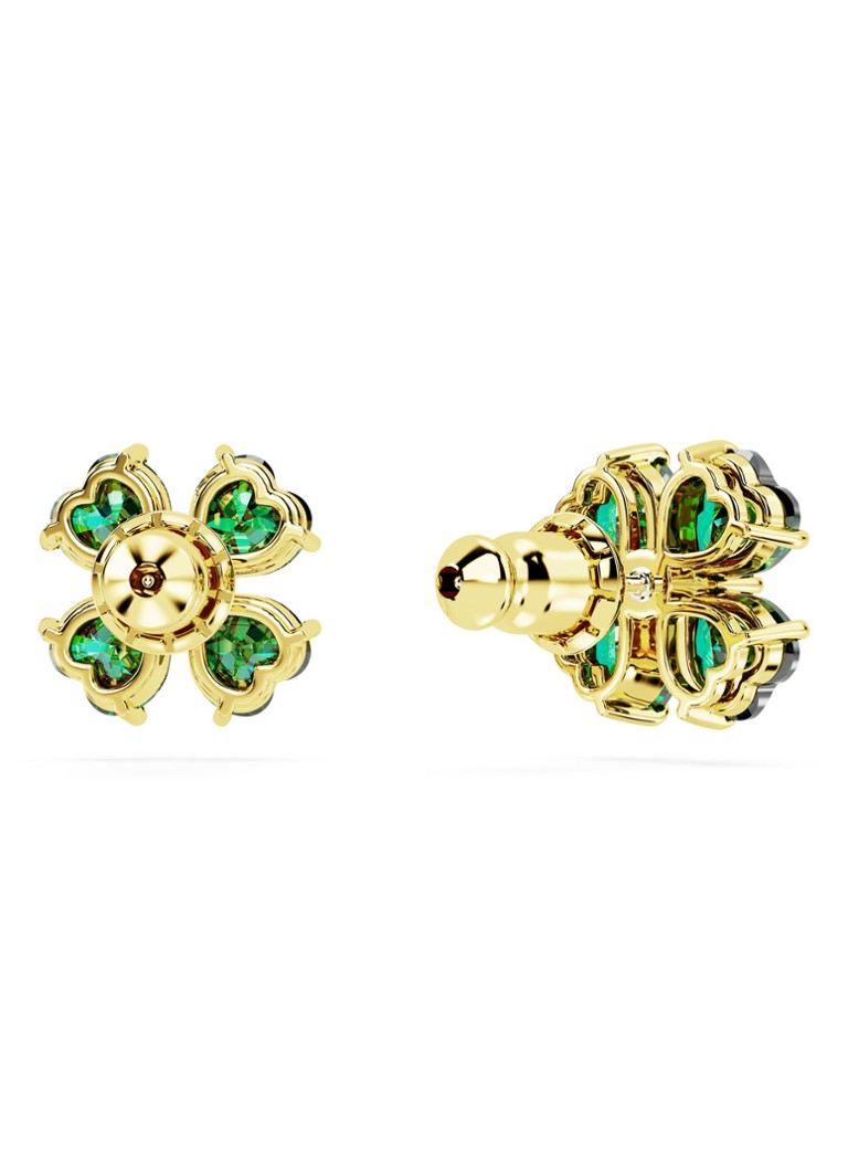 Swarovski Idyllia gold-plated stud earrings