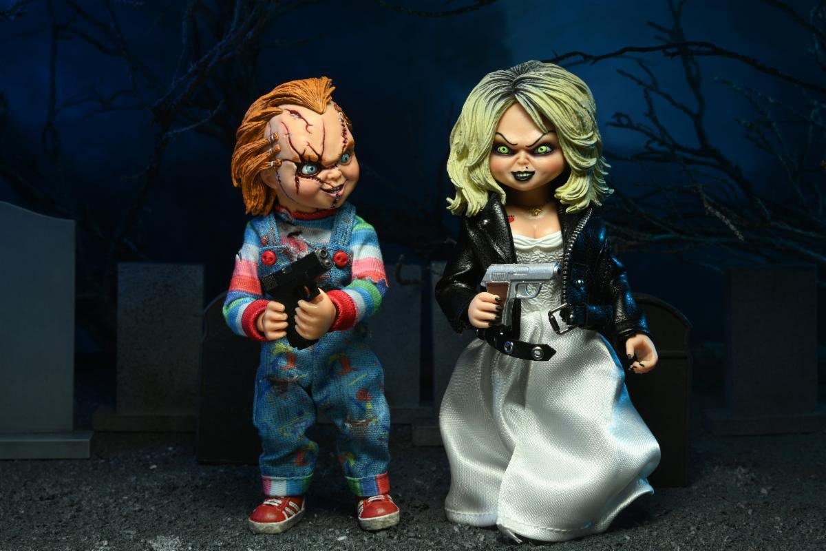 NECA Actionfigur Chucky & Tiffany Clothed Actionfiguren 2er Set