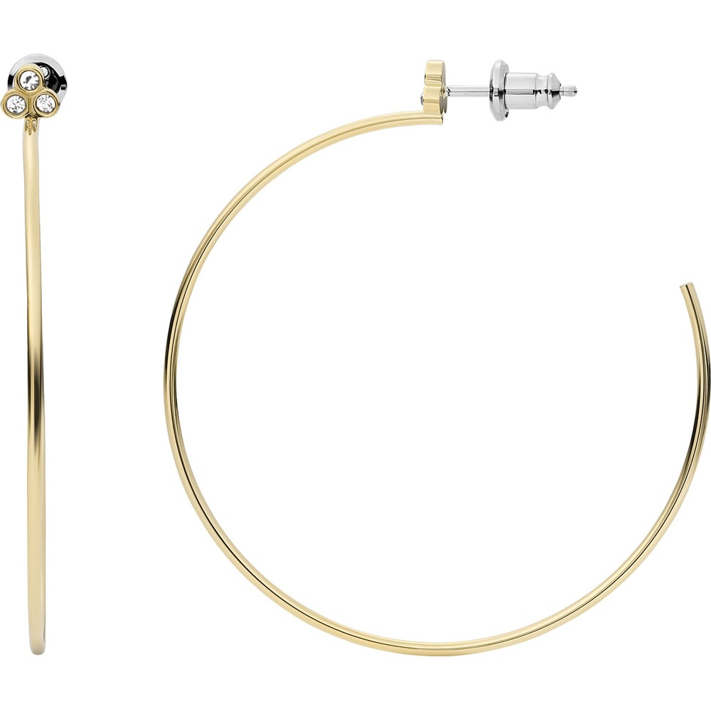 Fossil Créoles Acier inoxydable Boucles d'oreilles