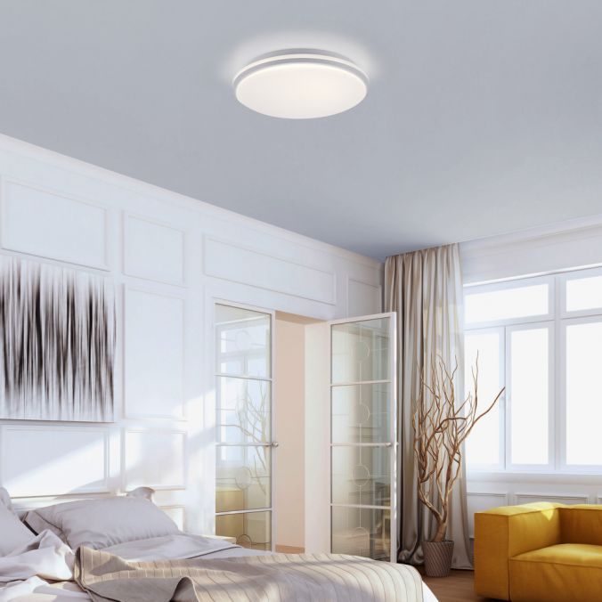 LED Deckenleuchte Colin Ø 34 cm Weiss