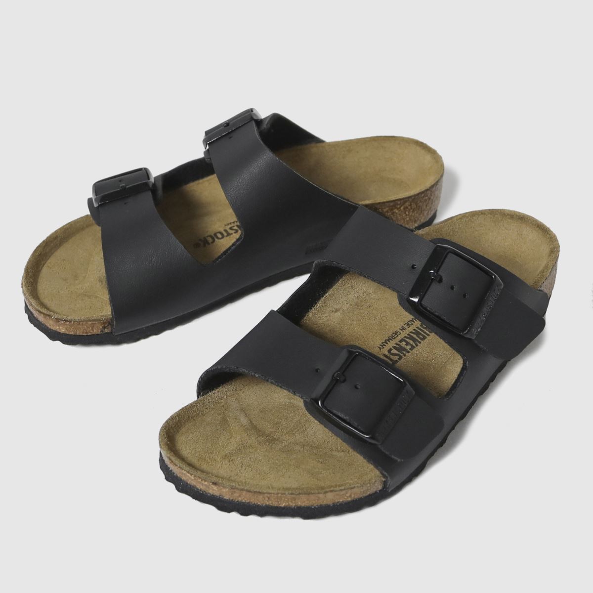 BIRKENSTOCK svarta Arizona Junior sandaler