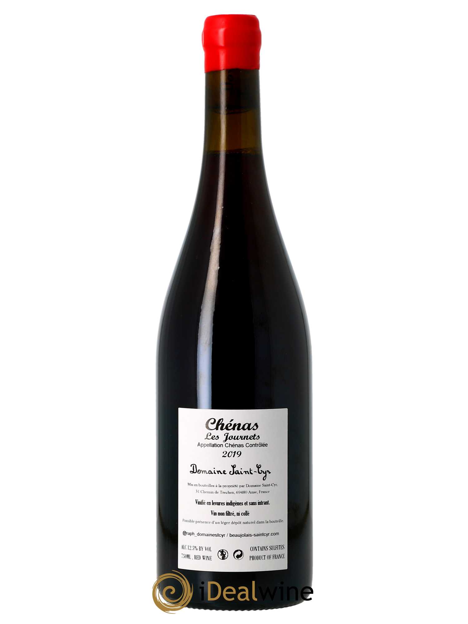 Chénas Les Journets Domaine Saint-Cyr  2019 - Lot de 1 Bouteille