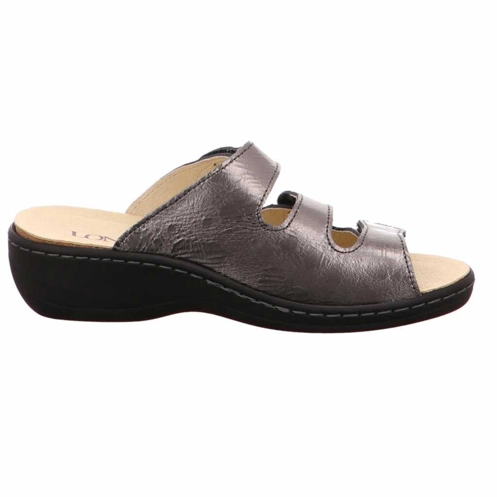 LONGO Komfort Sandalen braun Pantoletten