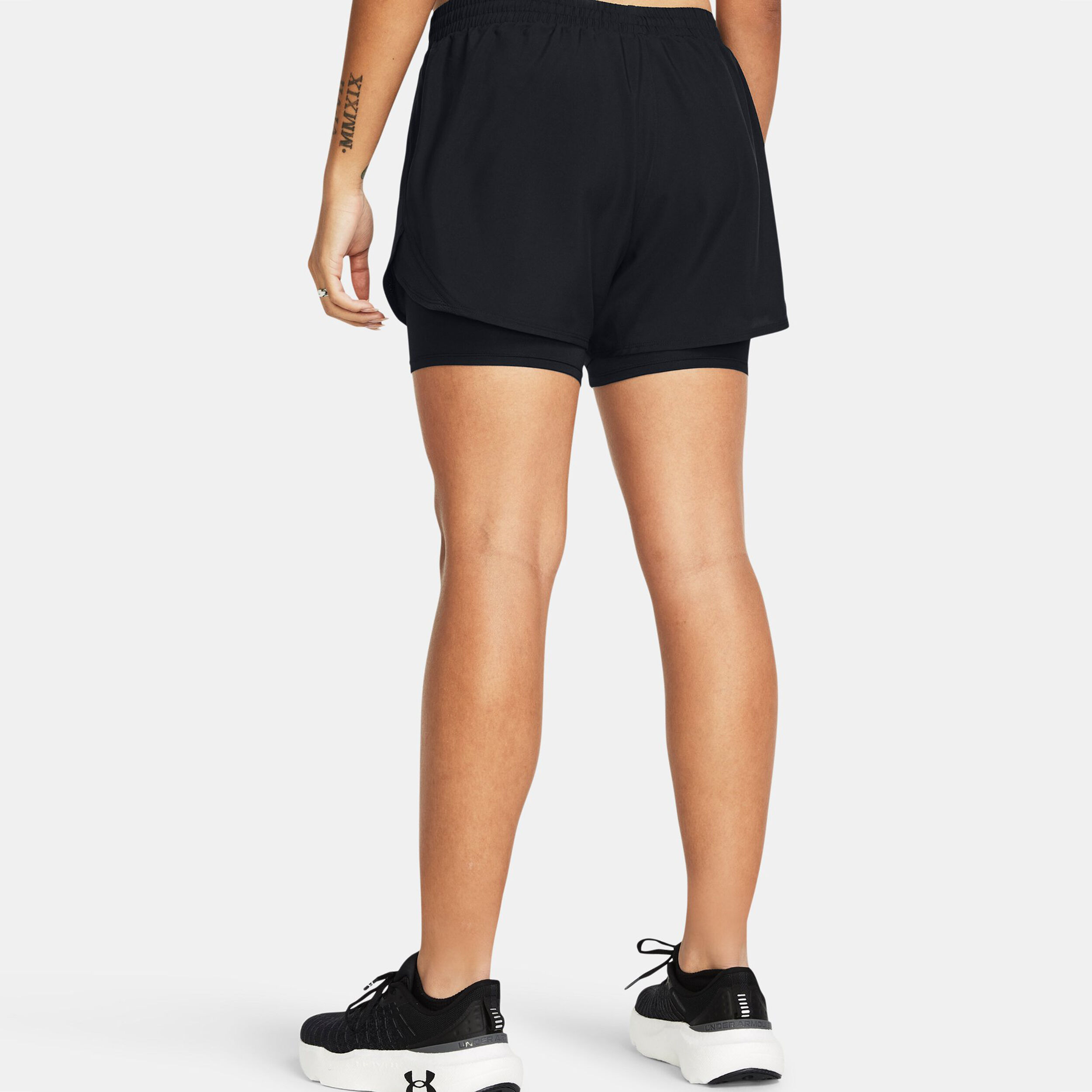 Fly By 2in1 Shorts Damen - Schwarz