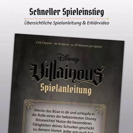 Disney Villainous: Das Böse hat Stil! - Spiel ab 10 Jahren